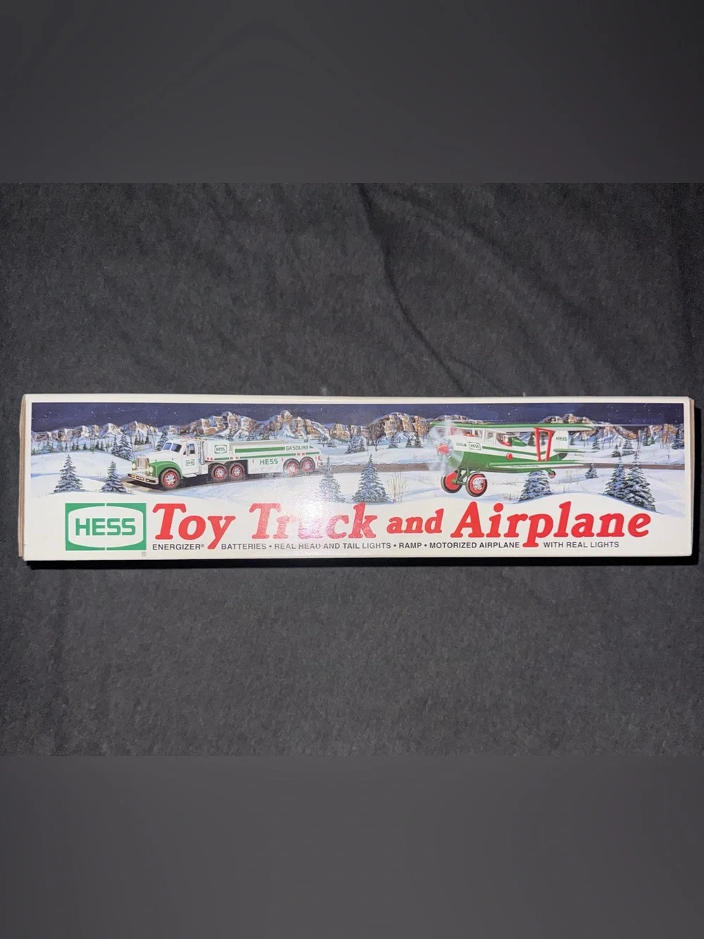 Vintage Hess Toy Truck Airplane NIB 2002 Y2K